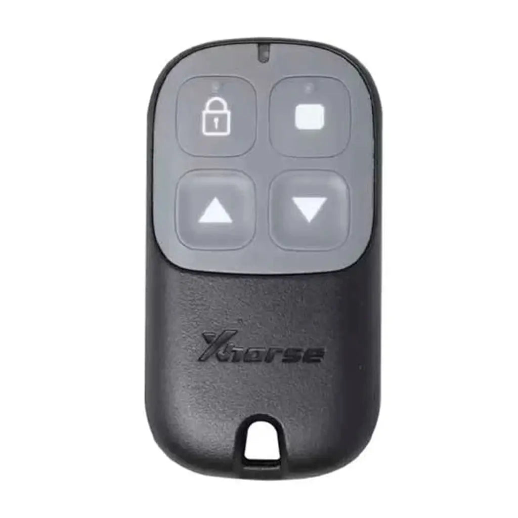 Xhorse - 4-Button Garage Door Remote Blank - Black Finish Xhorse - 4-Button Garage Door Remote Blank - Black Finish